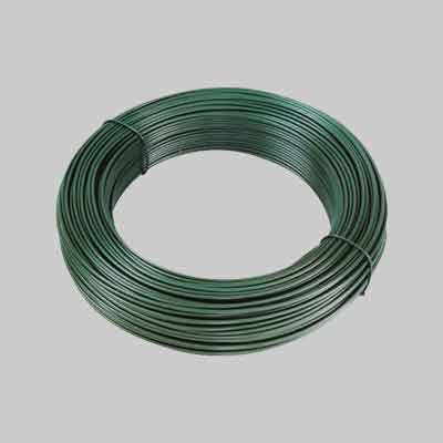 FILO MULTIUSO PLASTIFICATO FERRO ZINCATO VERDE mm 1,8xmt 7. Prezzo per Pezzo.