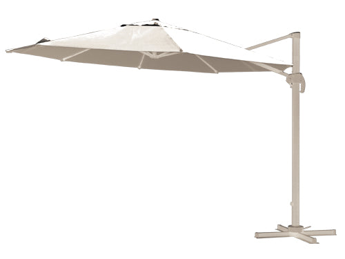 Ombrelloni alluminio tondi laterali Premium White. Prezzo per Pezzo.