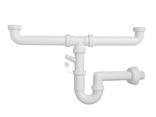 Sifoni PVC 2 vie basso ingombro 810. Prezzo per Pezzo.
