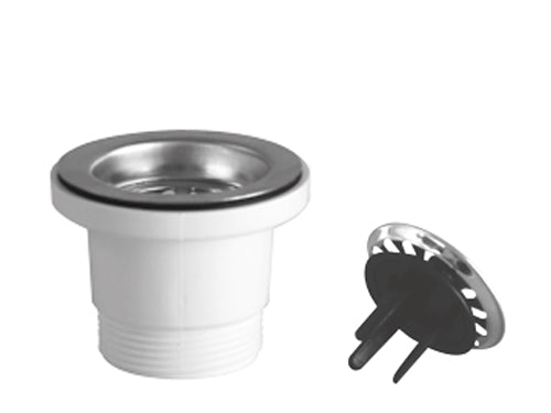 Pilette per lavello inox Art. 310. Prezzo per Pezzo.