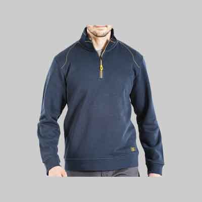 FELPA CON COLLO  'HALF ZIP' RICA LEWIS Tg. L. Prezzo per Pezzo.