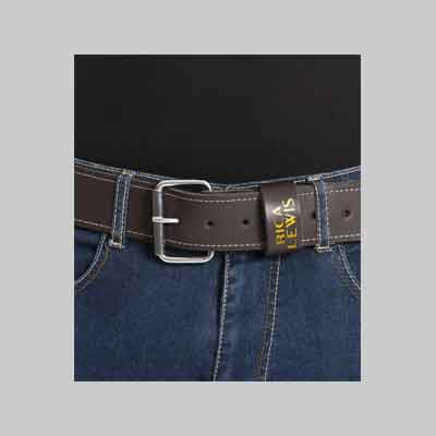 CINTURA IN CUOIO 'CAPTAIN' RICA LEWIS Conf. 6 pezzi (2x110cm, 3x120cm, 1x135cm). Prezzo per Pezzo.