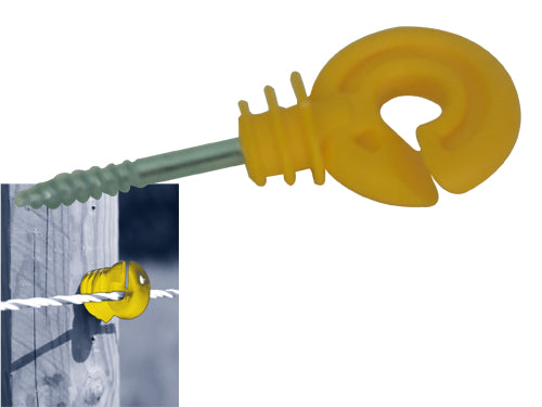 Isolatori vite legno 441342 per elettrorecinzioni. Prezzo per Pezzo.