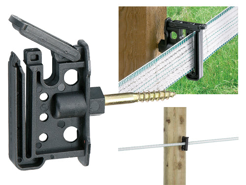 Isolatori vite legno 441390 per elettrorecinzioni. Prezzo per Pezzo.