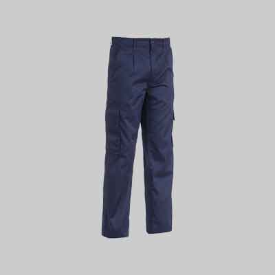 PANTALONE DA LAVORO BLU Tg. XXL (60-62). Prezzo per Pezzo.