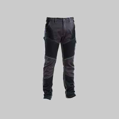PANTALONE DA LAVORO STRETCH GRIGIO Tg. XXXL (64-66). Prezzo per Pezzo.