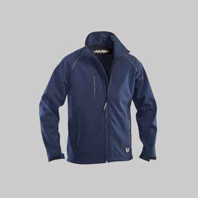 GIUBBINO ANTIVENTO SOFT SHELL BLU Tg. S (44-46). Prezzo per Pezzo.