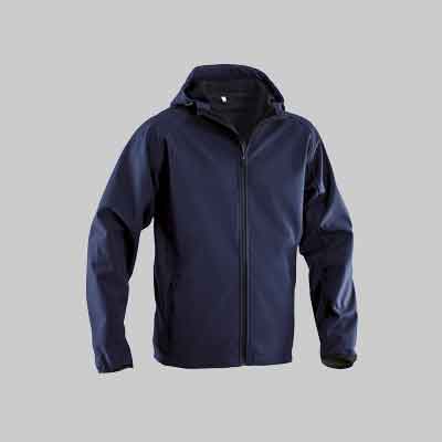 GIUBBINO SOFT SHELL 'WAVE' BLU Tg. M (48-50). Prezzo per Pezzo.