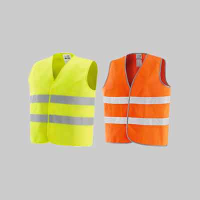 GILET ALTA VISIBILITÀ Tg. unica - Col. Giallo. Prezzo per Pezzo.