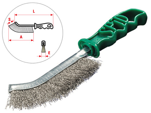 Spazzole Spid inox. Prezzo per Pezzo.