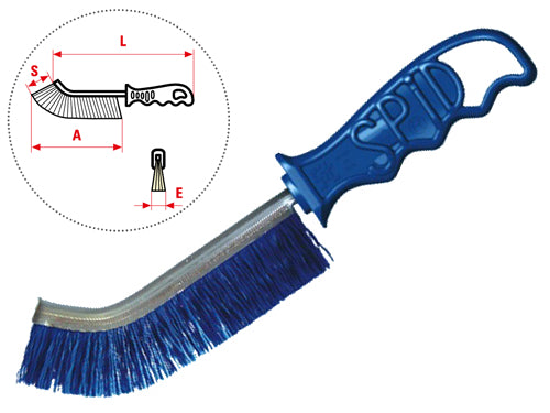Spazzole Spid PVC rigido. Prezzo per Pezzo.