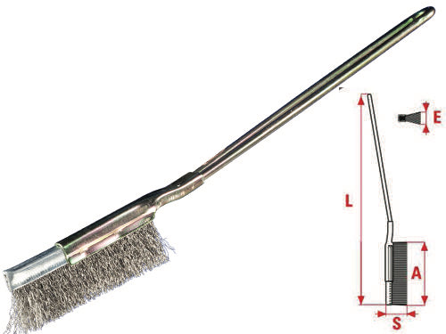 Spazzole Slim inox. Prezzo per Pezzo.