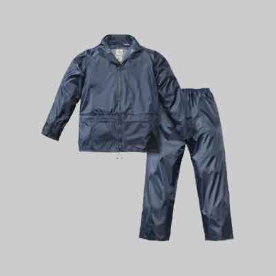 COMPLETO GIACCA E PANTALONE IMPERMEABILE 200 G Tg. XXL - Colore blu. Prezzo per Pezzo.