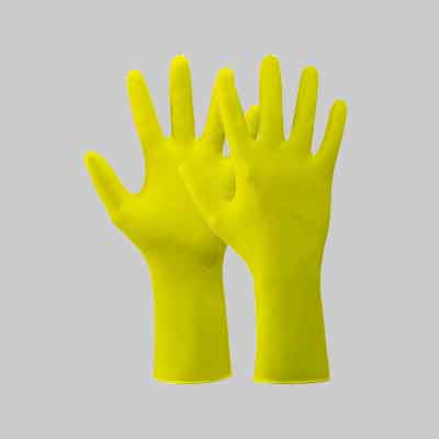 GUANTO CASALINGO 'HOUSE MONKEY' NERI Tg. M (8) - conf. 4 pezzi. Prezzo per Confezione.