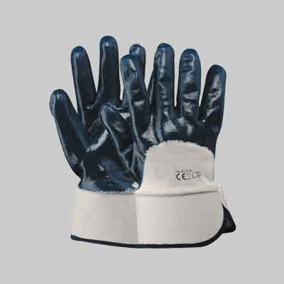 GUANTO COTONE/IMPREGNATO NBR BLU Tg. 10. Prezzo per paio.