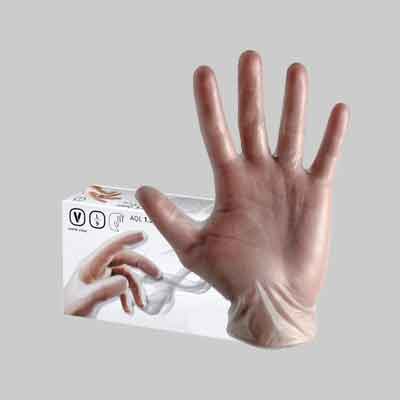 GUANTO MONOUSO IN VINILE Tg. L - confezione 100 pezzi. Prezzo per Confezione.