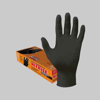 GUANTO IN NITRILE SPESSORATO 'AREXONS' Tg. XL - confezione 50 pezzi. Prezzo per Confezione.