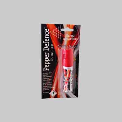 SPRAY ANTIAGGRESSIONE 'PEPPER DEFENCE' 16 ml. Prezzo per Pezzo.