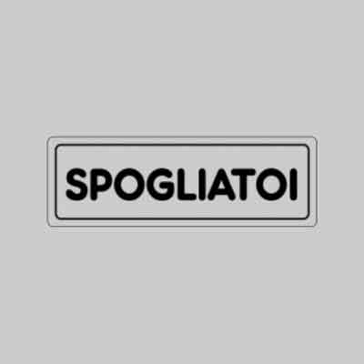 ETICHETTA 'SPOGLIATOI' cm 15x5. Prezzo per Pezzo.