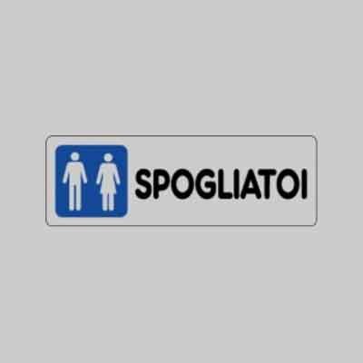 ETICHETTA 'SPOGLIATOI UOMO/DONNA' cm 15x5. Prezzo per Pezzo.