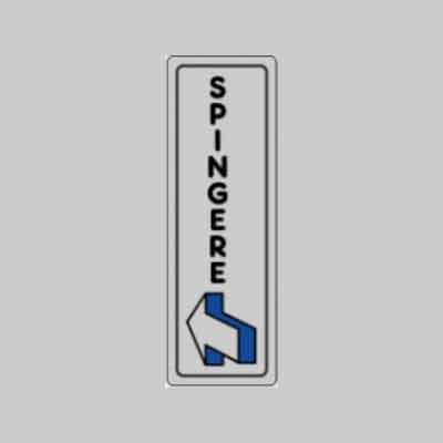 ETICHETTA 'SPINGERE' CON FRECCIA cm 15x5. Prezzo per Pezzo.