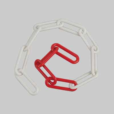 CATENA BICOLORE IN PLASTICA D.6 mt 25. Prezzo per Pezzo.