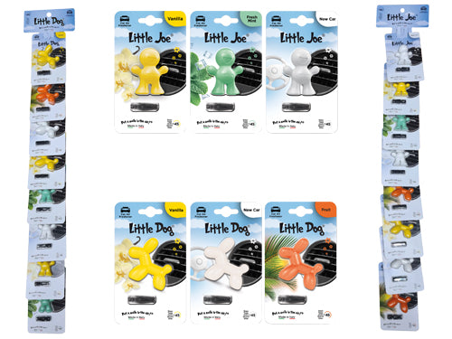 Espositore Profumatori auto Little Joe&Dog 16 pz. Prezzo per Pezzo.