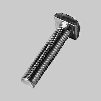 BULLONE TESTA QUADRA PER SEGNALI STRADALI M 8 x 25. Prezzo per Pezzo.