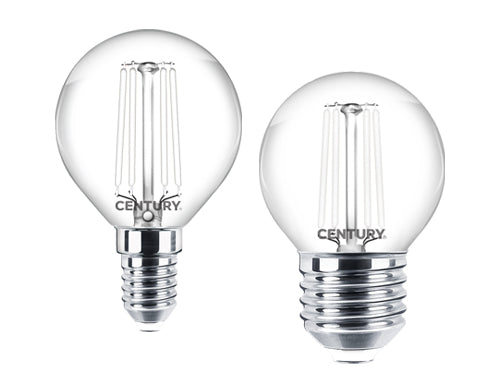 Lampadine Century Led filamento Mini Globo. Prezzo per Pezzo.