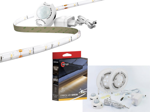 Luci Led strisce adesive Sensor Century. Prezzo per Pezzo.
