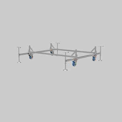 BASE PER PONTEGGIO 'SYSTEM' cm 120x200. Prezzo per Pezzo.