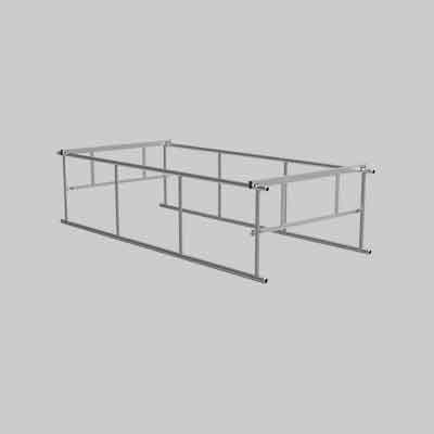 PARAPETTO COMPLETO PER PONTEGGIO 'SYSTEM' cm 120x200. Prezzo per Pezzo.