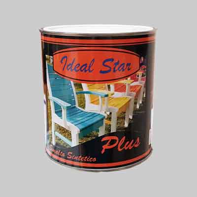 SMALTO 'PLUS' IDEAL STAR lt 0,750 - Bianco opaco. Prezzo per Pezzo.
