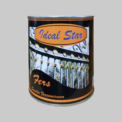 SMALTO FERROMICACEO 'FERS' IDEAL STAR lt 0,750 - Nero Grana Fine. Prezzo per Pezzo.