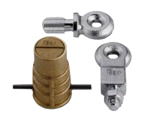 Set accessori Iseo per lucchetti serranda. Prezzo per Pezzo.