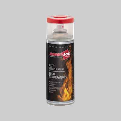 SMALTO SPRAY ALTE TEMPERATURE ml 400 Nero. Prezzo per Pezzo.