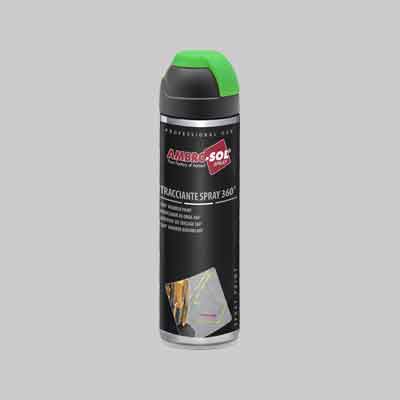 SPRAY TRACCIANTE FLUORESCENTE ml 500 Rosso. Prezzo per Pezzo.