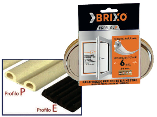 Parafreddo Brixo in gomma. Prezzo per Pezzo.