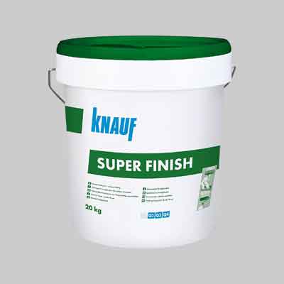 STUCCO IN PASTA 'SUPER FINISH' KNAUF kg 20. Prezzo per Pezzo.