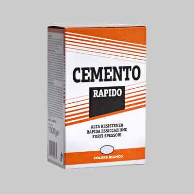 CEMENTO RAPIDO BIANCO Kg 5. Prezzo per Pezzo.