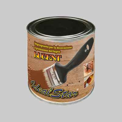IMPREGNANTE A SOLVENTE 'LUCENT' IDEAL STAR lt. 2,50 - Trasparente. Prezzo per Pezzo.