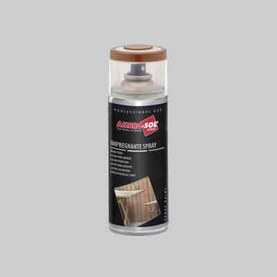IMPREGNANTE PER LEGNO SPRAY AMBROSOL ml 400 - Noce chiaro. Prezzo per Pezzo.