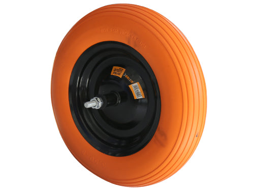Ruote poliuretano Brixo 350x80 per carriole. Prezzo per Pezzo.
