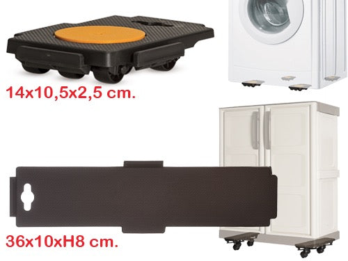 Carrelli Sposta Mobili rettangolari. Prezzo per Pezzo.