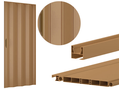 Porte a soffietto PVC Douglas. Prezzo per Pezzo.