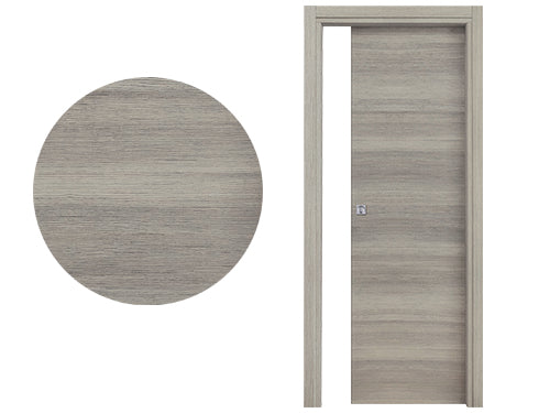 Porte scorrevoli e kit telaio rovere grigio.  2100 x 700 mm Prezzo per Pezzo.