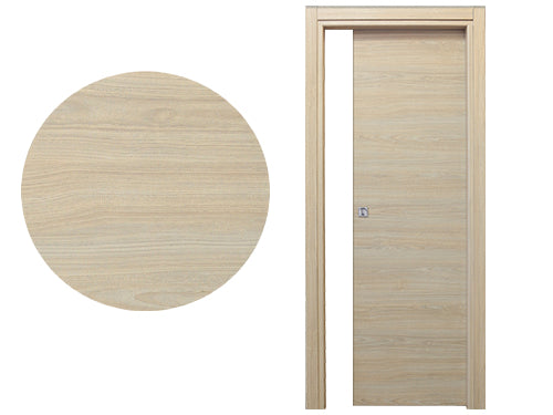Porte scorrevoli e kit telaio rovere sbiancato. 2100X800mm  Prezzo per Pezzo.
