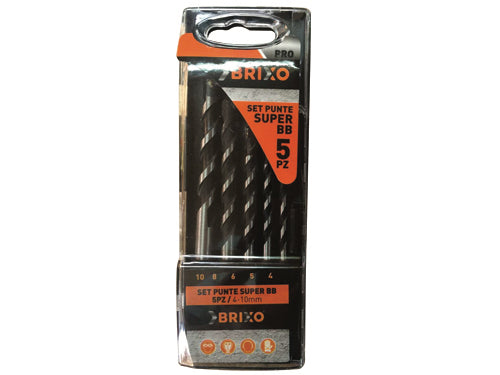 Set punte Brixo Super BB 5 PZ. Prezzo per Pezzo.