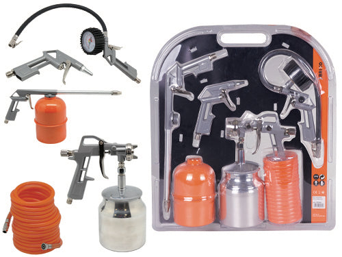 Kit accessori aria compressa Brixo pz. 5. Prezzo per Pezzo.