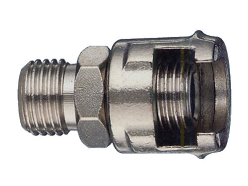 Raccordi con dado capettato per aria compressa. Prezzo per Pezzo.